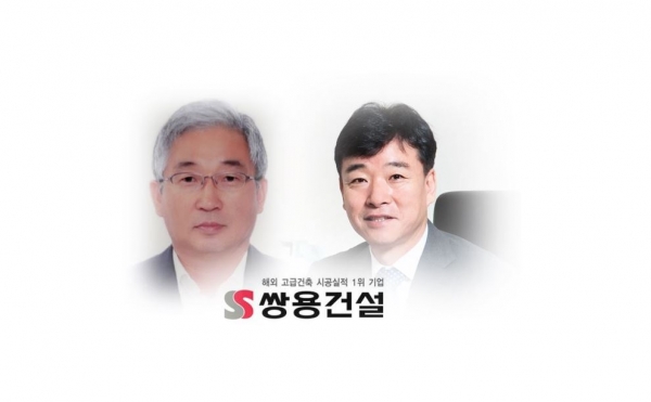 ⓒ데일리포스트=안재영 부사장(좌)·김우상 전무 / 쌍용건설 제공