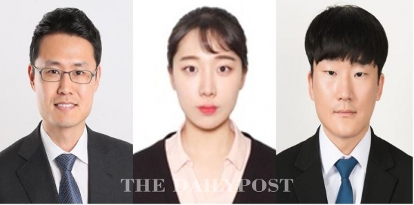 ©데일리포스트=사진 좌측부터 정재웅 교수·이시목 박사과정·변상혁 박사과정 / KAIST 제공