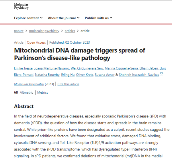 ⓒ데일리포스트=이미지 제공/Molecular Psychiatry
