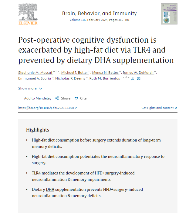 ⓒ데일리포스트=이미지 제공/Brain, Behavior and Immunity