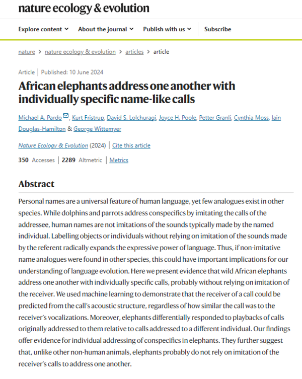ⓒ데일리포스트=이미지 제공/Nature Ecology & Evolution
