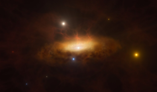  SDSS1335+0728 은하가 밝아지는 모습 ⓒ데일리포스트=이미지 출처/ESO 연구팀 