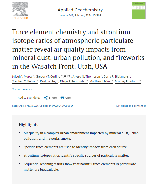 ⓒ데일리포스트=이미지 제공/Applied Geochemistry