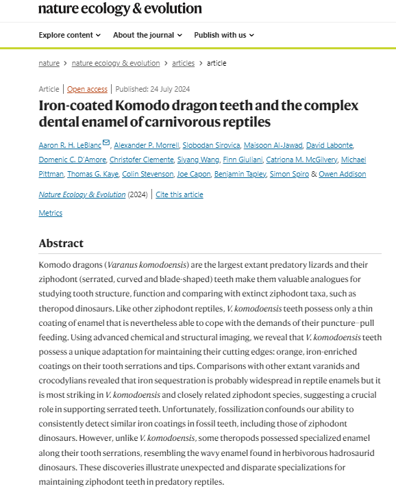ⓒ데일리포스트=이미지 제공/Nature Ecology & Evolution