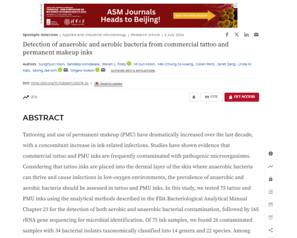ⓒ데일리포스트=이미지 제공/journal Applied and Environmental Microbiology