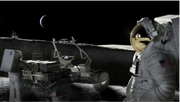 유인 달탐사 상상도 ⓒ데일리포스트=이미지 제공/NASA