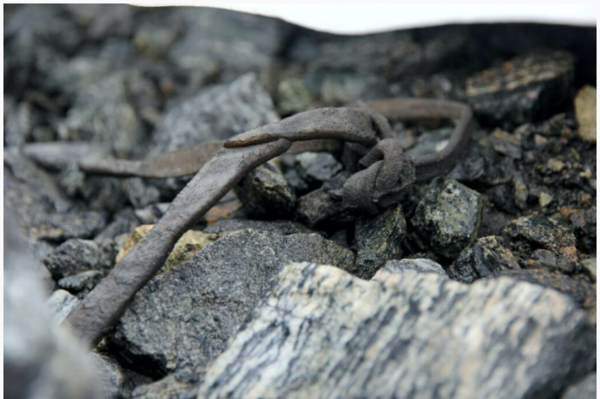 바인딩에 쓰인 가죽 끈 ⓒ데일리포스트=이미지 제공/Columbia Climate School