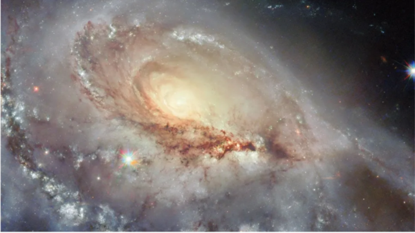 허블이 포착한 외계의 신비, 'Arp 184' (NGC 1961)  ⓒ데일리포스트=이미지 제공-ESA/Hubble & NASA, J. Dalcanton, R. J. Foley (UC Santa Cruz), C. Kilpatrick