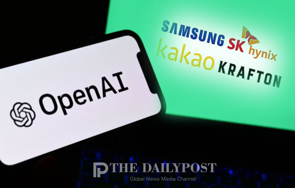 ©데일리포스트=오픈 AI 한국 법인 설립-삼성전자-SK하이닉스-카카오-크래프턴 CI / DB 편집