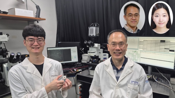 왼쪽부터 KAIST 윤동조 박사, 박제균 교수, (우측 상단) 남윤기 교수, 김수지 박사과정. ⓒ데일리포스트=이미지 제공/KAIST