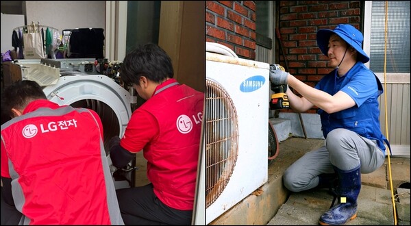 ©데일리포스트=이미지 출처 / LG전자-삼성전자 제공