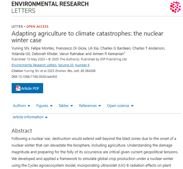 ⓒ데일리포스트=이미지 제공/Environmental Research Letters(2025)