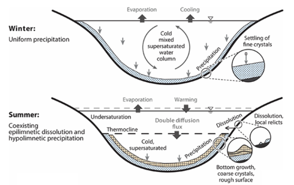 연중 형성되는 다양한 소금 퇴적 현상 ⓒ데일리포스트=이미지 제공/Annual Review of Fluid Mechanics