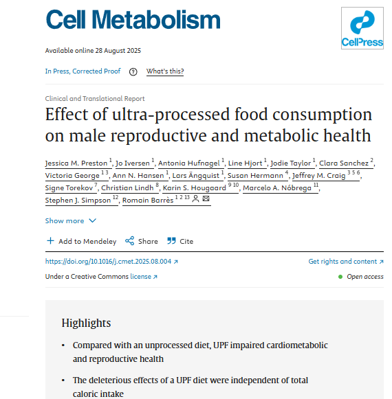 ⓒ데일리포스트=이미지 제공/Cell Metabolism