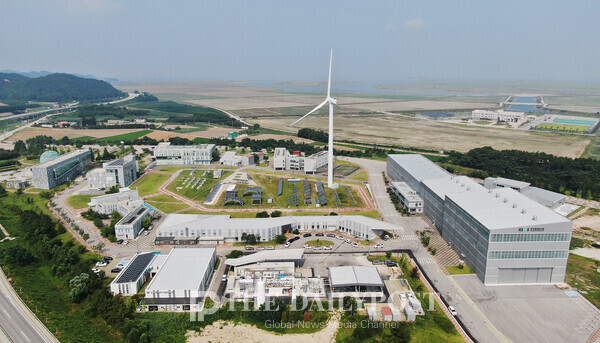 ©데일리포스트=현대건설 전북 부안 수전해 기반 수소 생산기지 / 현대건설 제공