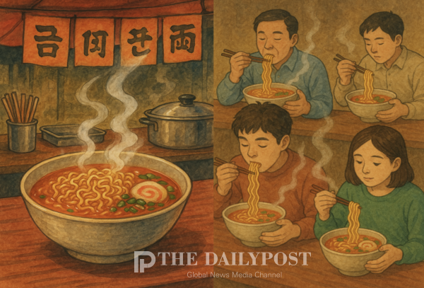 ©데일리포스트=라면 한 컷 이미지 생성 / AI