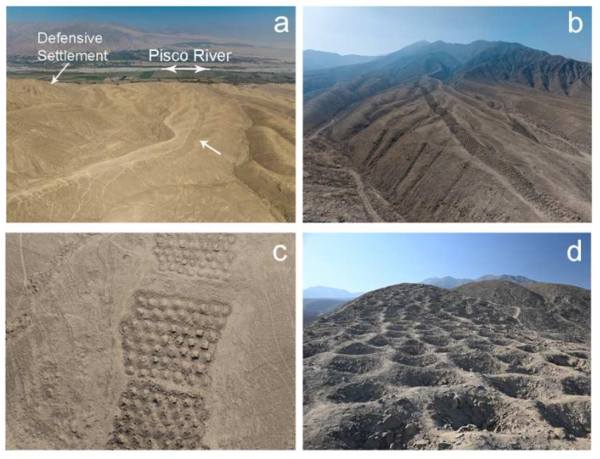 몬테 시에르페 '구멍의 띠'와 그 주변 환경을 담은 항공 사진들 ⓒ데일리포스트=이미지 제공/J.L. Bongers