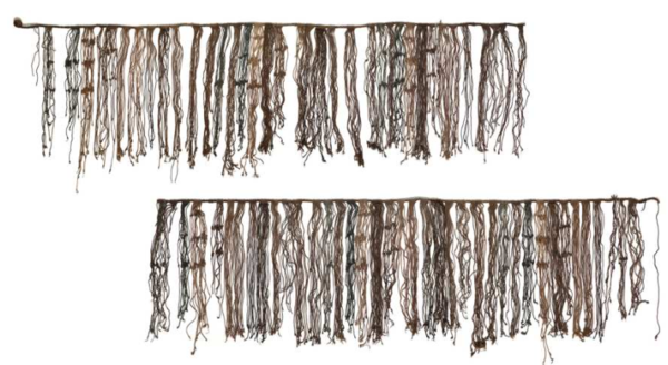 피스코 인근에서 발견된 키푸. 현재 베를린 민족학박물관에 소장 ⓒ데일리포스트=이미지 제공/Ethnologisches Museum