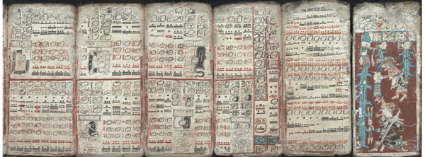 고대 마야 달력(Dresden Codex) ⓒ데일리포스트=이미지 제공/Wikimedia Commons